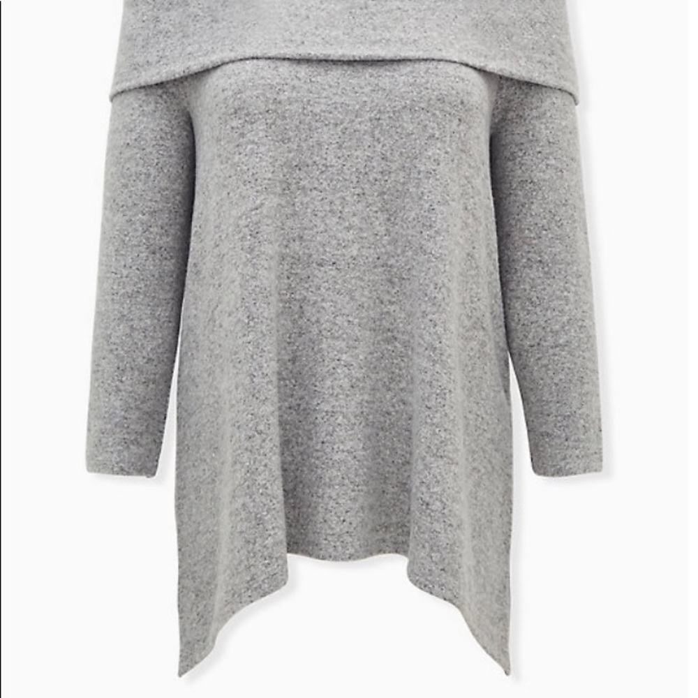 Torrid NWT Off Shoulder Tunic super soft plush